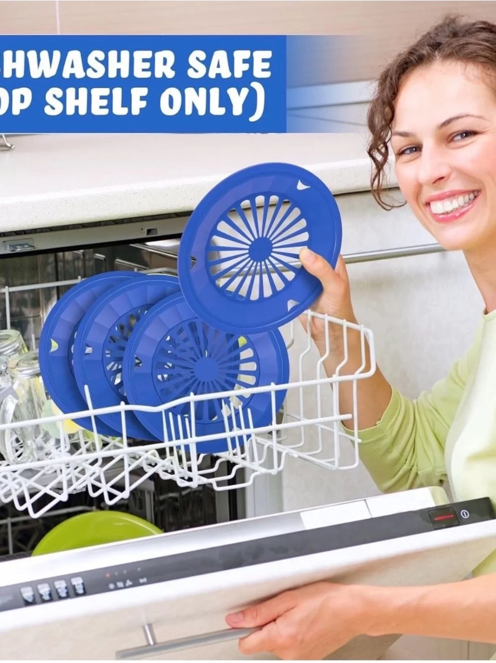 4 Pack 10” Plastic Paper Plates Grippers Holder Secure Home BBQ, Party Serving
